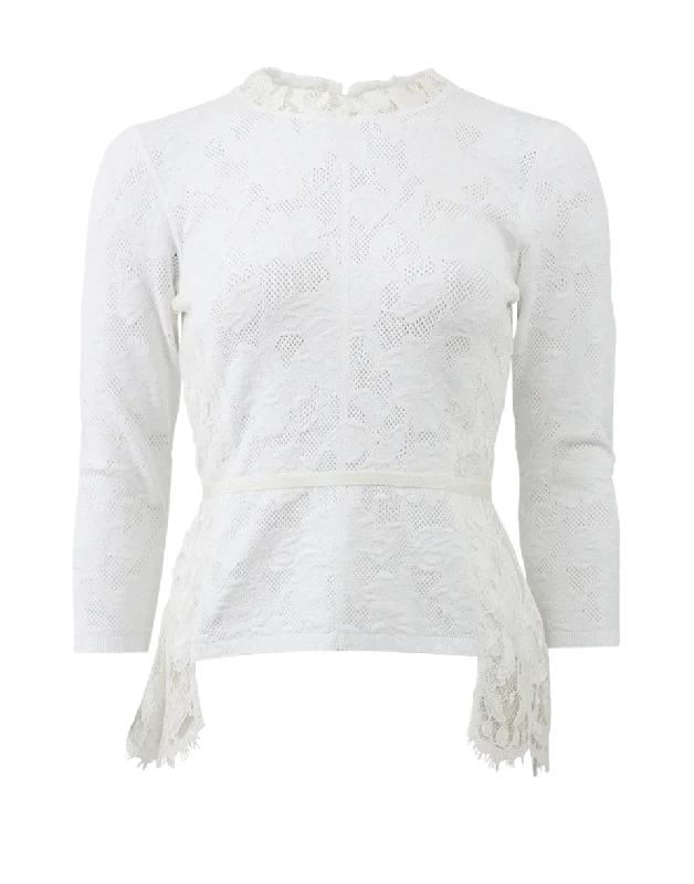 Lace Pull-Over Knit