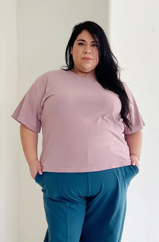 Easy Relaxed Tee - Plush Mauve