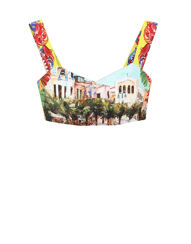 Stampa Print Bra Top