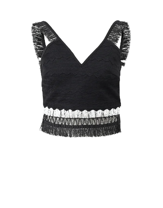 Mechanical Macrame Bra Top