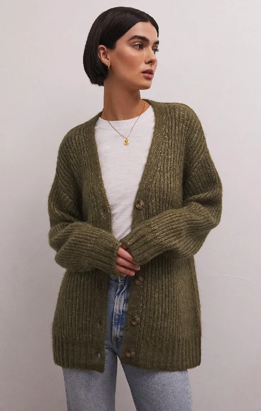 Z Supply Josie Cozy Cardigan - KELP