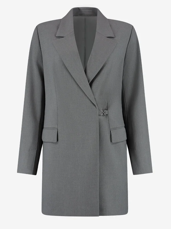 Doris blazer dress light grey