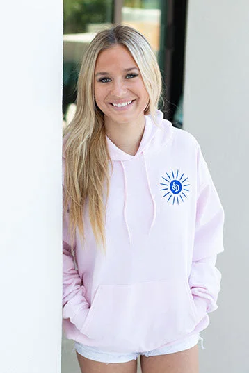 Hoodie - Rose plain