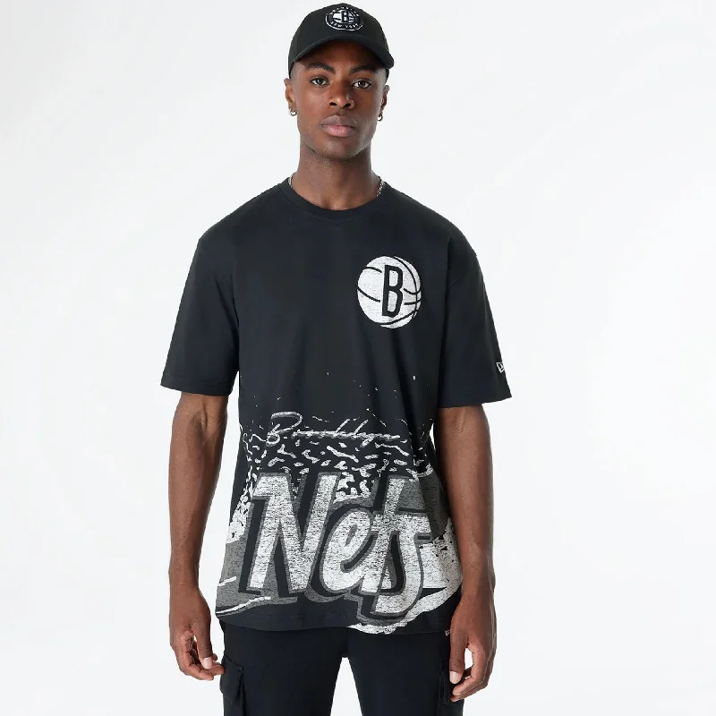 Brooklyn Nets Sport Classic Black T-Shirt