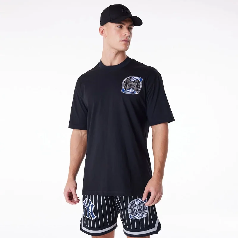 New York Yankees New Era Australia Black Oversized T-Shirt