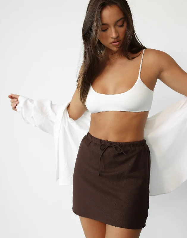 Stamina Crop Top (White)