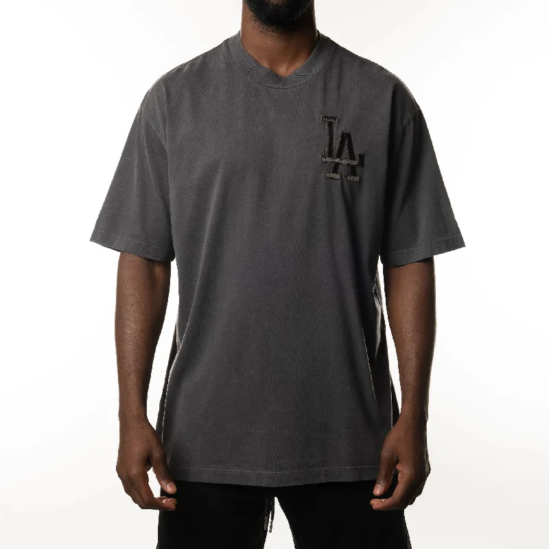 LA Dodgers New Era Australia Charcoal Oversized T-Shirt