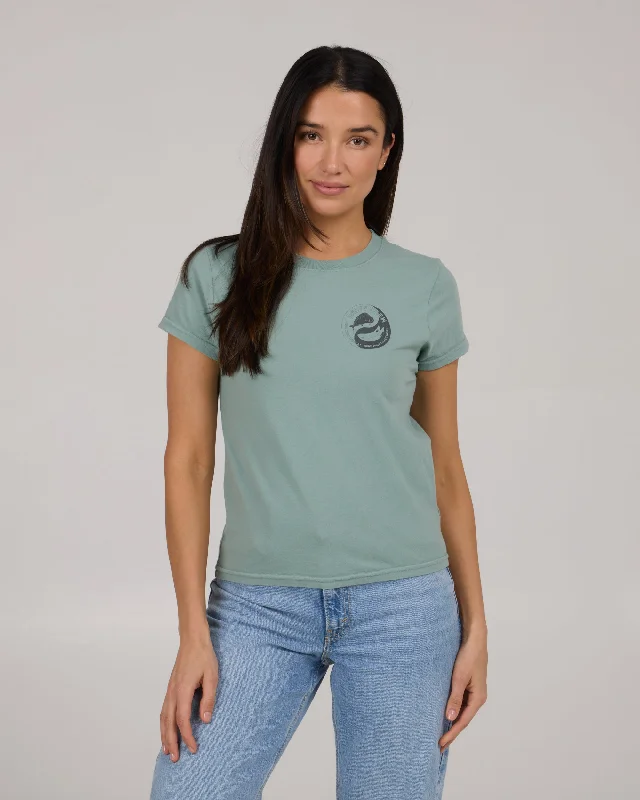 Fishin Yang Modern Tee - Sage