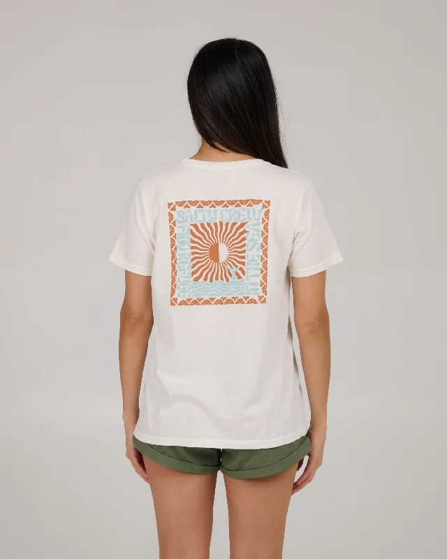 Optic Sea Boyfriend Tee - Off White