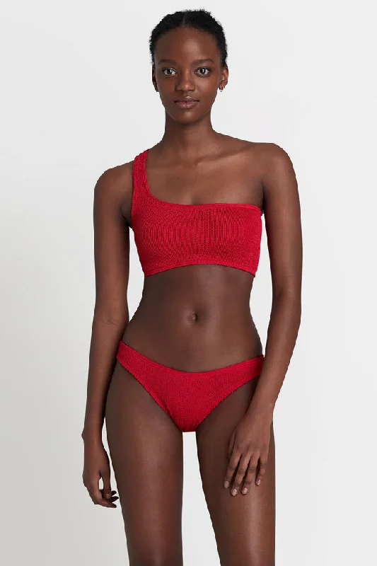 SAMIRA CROP ECO BAYWATCH - RED