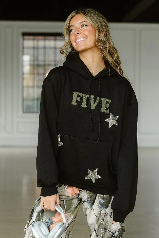 Custom Five Camo Star Hoodie