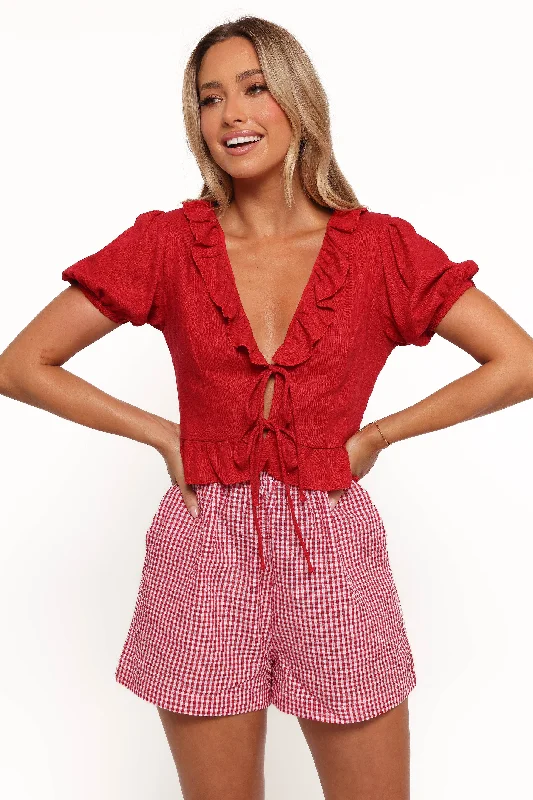 Andra Top - Red