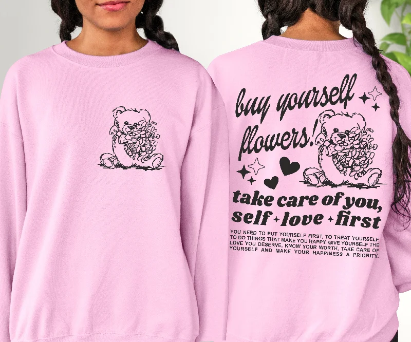 Buy Yourself Flowers Retro Sweatshirt