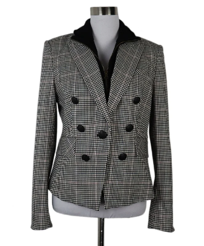 Veronica Beard Black & White Blazer sz 10