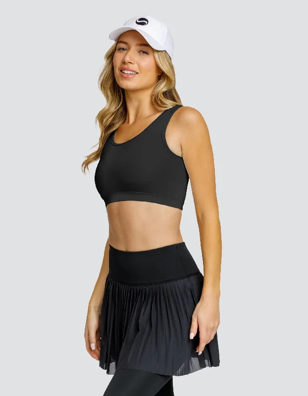 BARB MEDIUM SUPPORT SPORTS BRA - ONYX BLACK