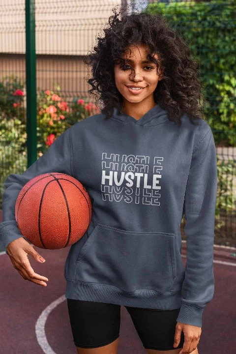 Stylish Hoodies For Women 'HUSTLE' Designed