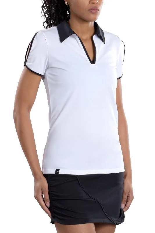 Dorothy White With Black Trim Top - FINAL SALE