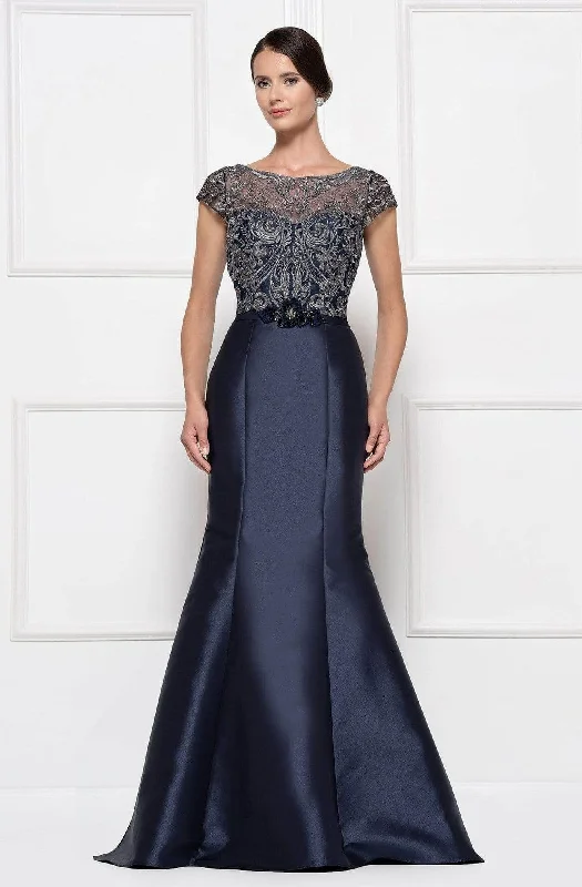 Rina Di Montella - Lace Ornate Mermaid Evening Dress RD2684