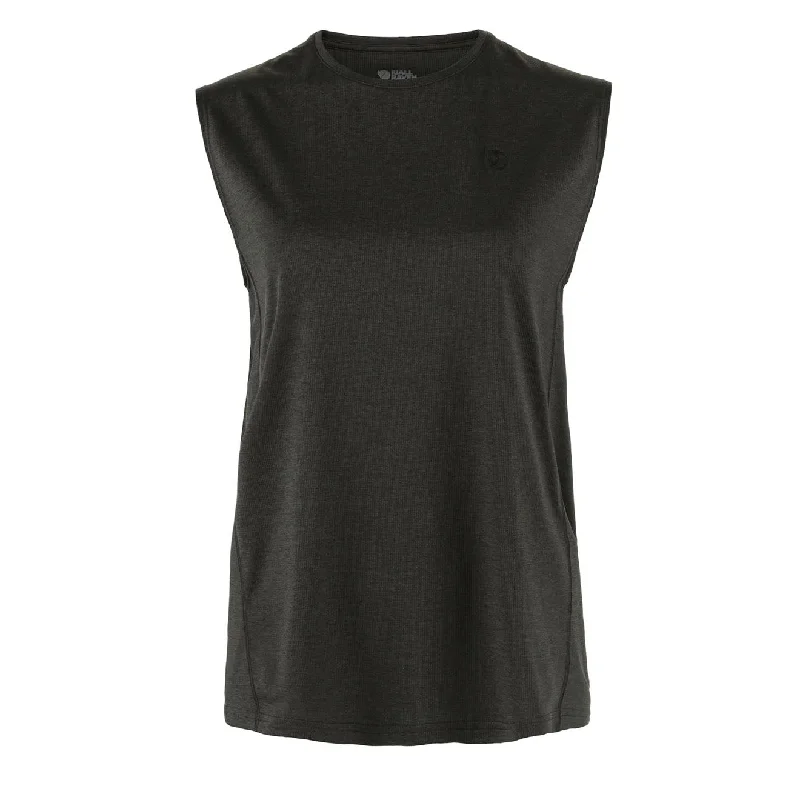 Fjallraven Womens Abisko Day Hike Tank Top Black