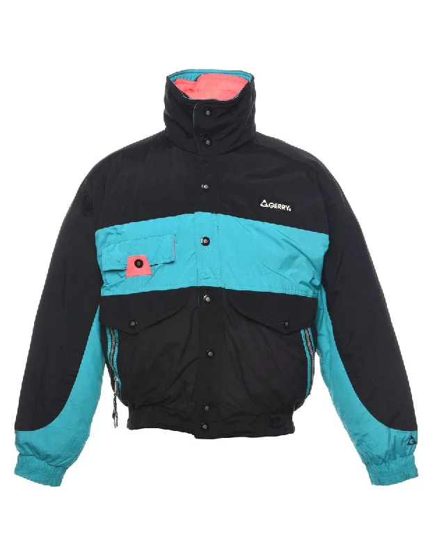 Black Puffer Jacket - M