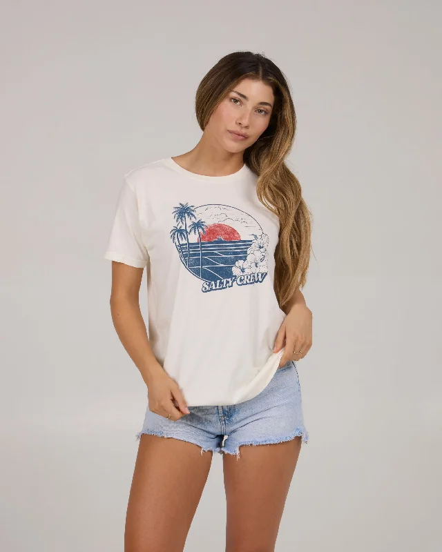 Beach Scene Boyfriend Tee - Off White