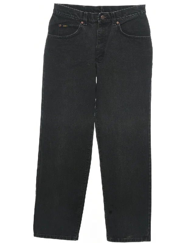 Black Lee Jeans - W32 L30