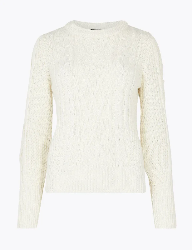 Cable Knit Crew Neck Jumper