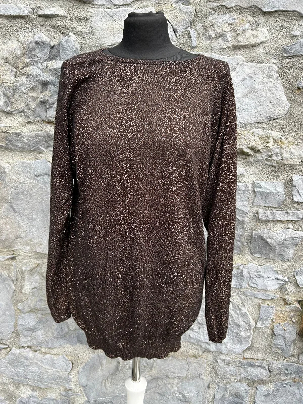 Sparkly brown top uk 10-12