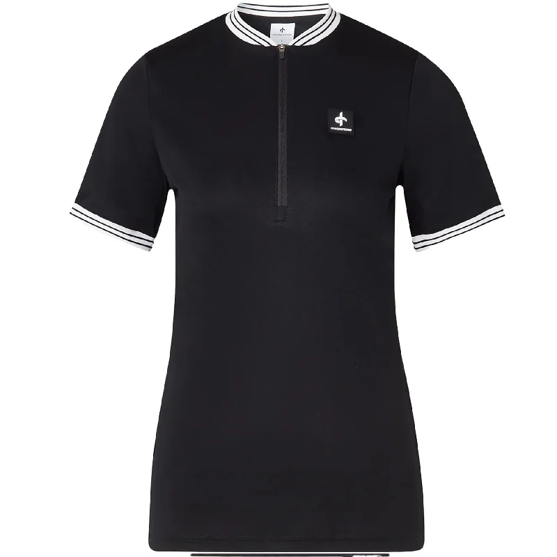 Womens Nostalgia Polo Black - SU24