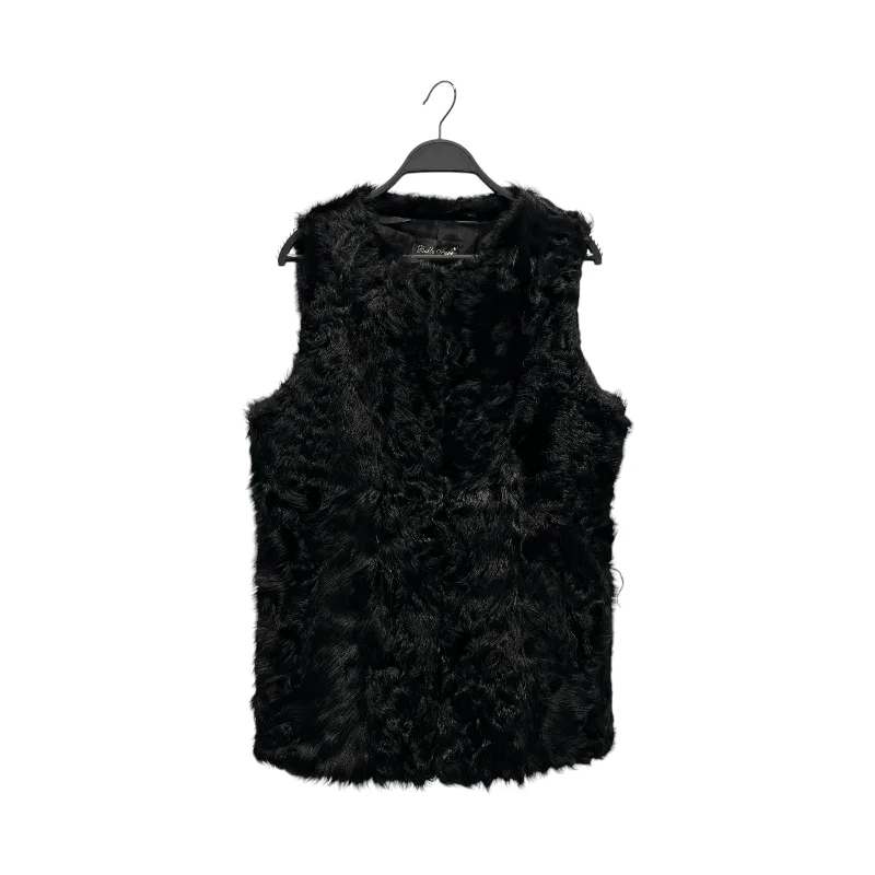 Belle Fare/Vest/M/Fur/BLK/