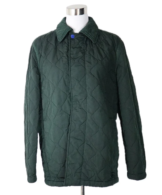 Burberry Hunter Green Nylon Jacket sz 6