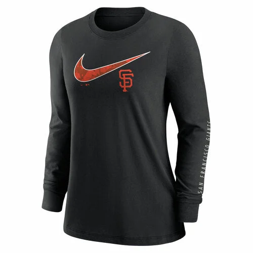 NIKE SAN FRANCISCO GIANTS WOMENS LONG SLEEVE T-SHIRT