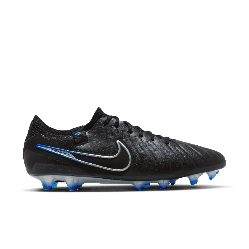 Nike Tiempo Legend 10 Elite FG-Black/Chrome-Hyper Royal