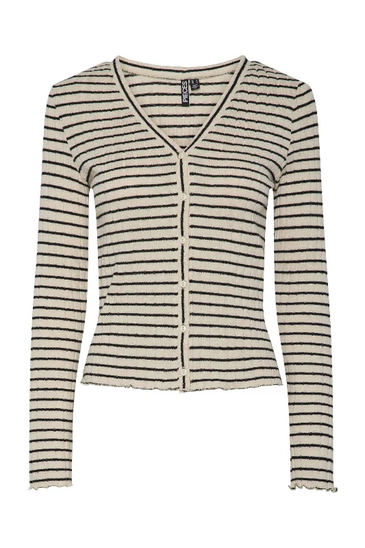 Pieces - Pciris Cardigan - 4655866 Birch Black