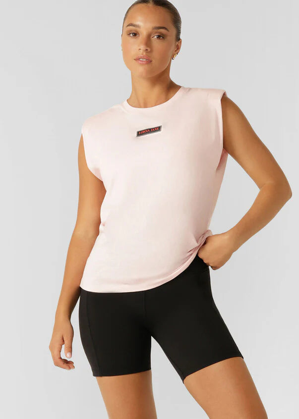 Lorna Jane Power Muscle Tank - Pale Peony