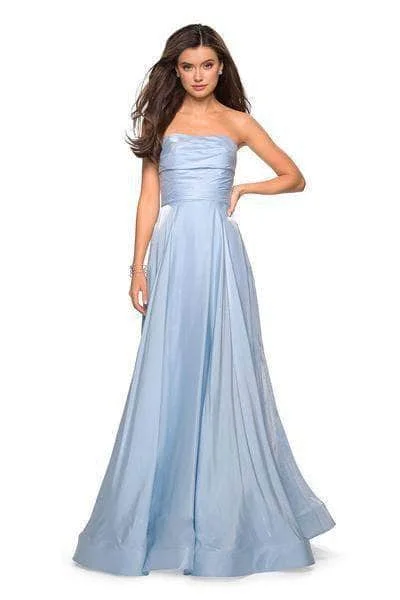 La Femme - Ruched Sweetheart A-Line Prom Gown 27130SC