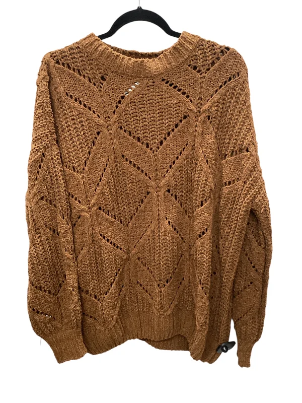 Sweater By Clothes Mentor In Brown, Size: S Trendy Women's  Trendy Women's 