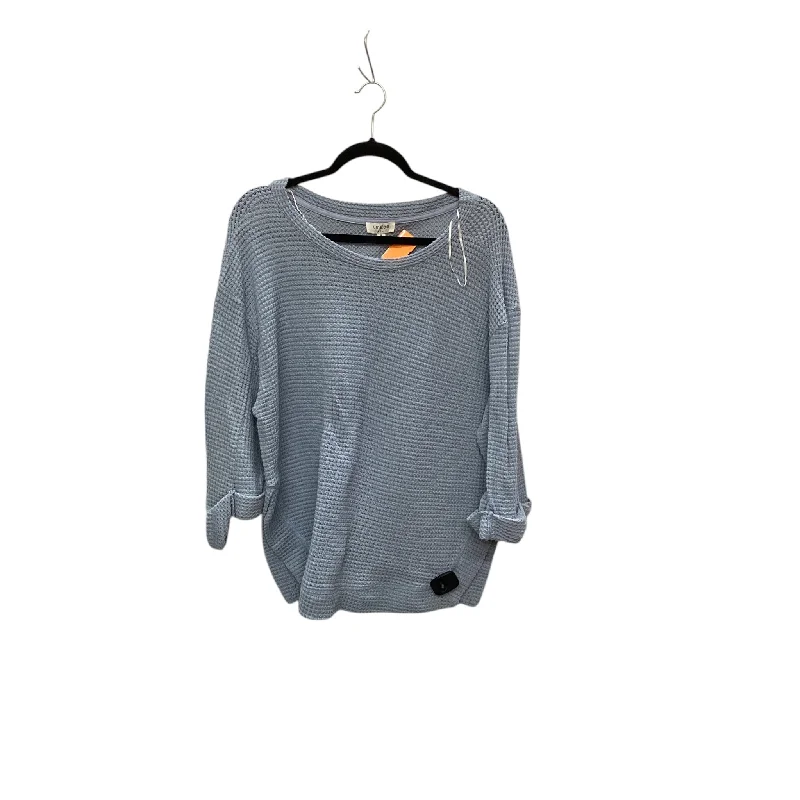 Top Long Sleeve By Umgee In Blue, Size: M Vacation Vacation