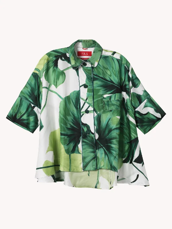 SHORT SLEEVE PJ BLOUSE Monochromatic All - in - one Monochromatic All - in - one