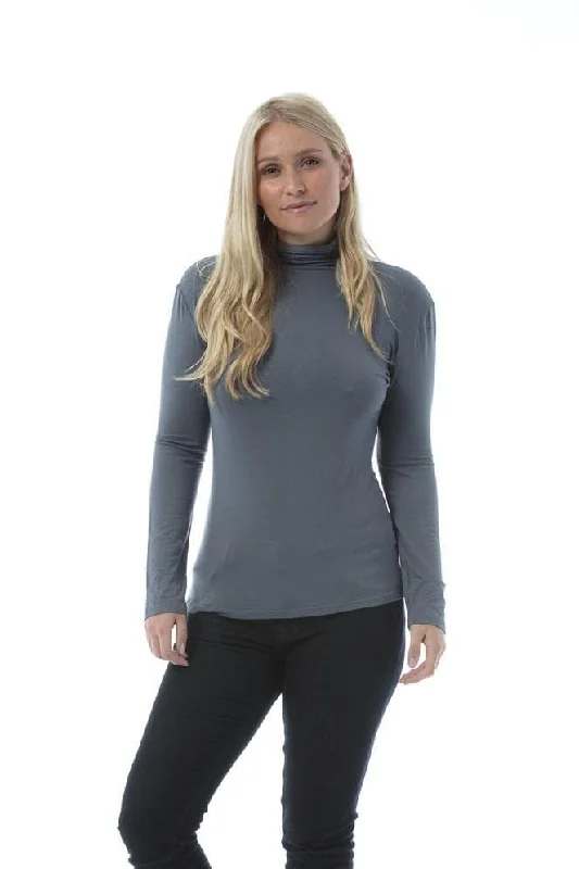 Women Top - Grey BECKY Kaja Geometric Geometric