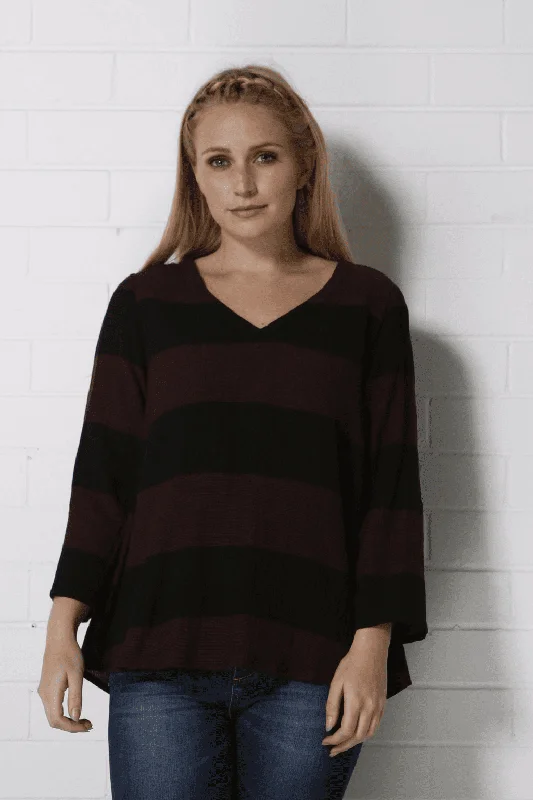 LEXIE Top - Black/Red Traditional Women's  Traditional Women's 