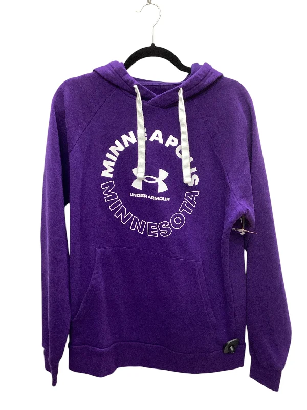Sweatshirt Hoodie By Under Armour In Purple, Size: S Cashmere Cashmere