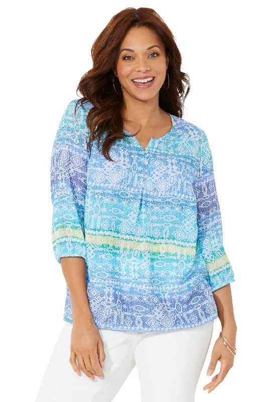 Santa Fe Peasant Top Practical Women's Quick - dry Practical Women's Quick - dry